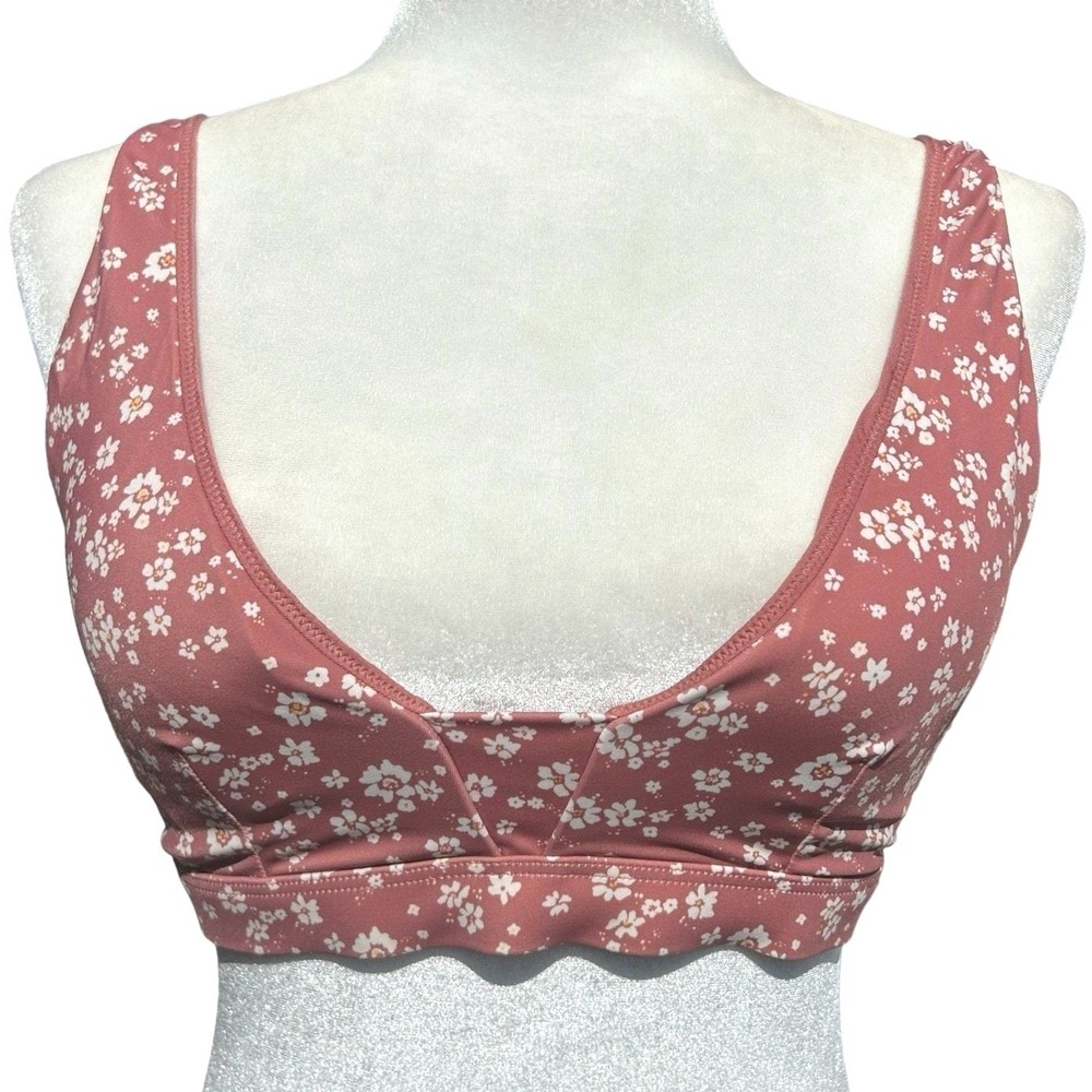 Andie The Tahiti Top‎ Medium Boho Cottage Romantic Ditsy Rose Floral NWT